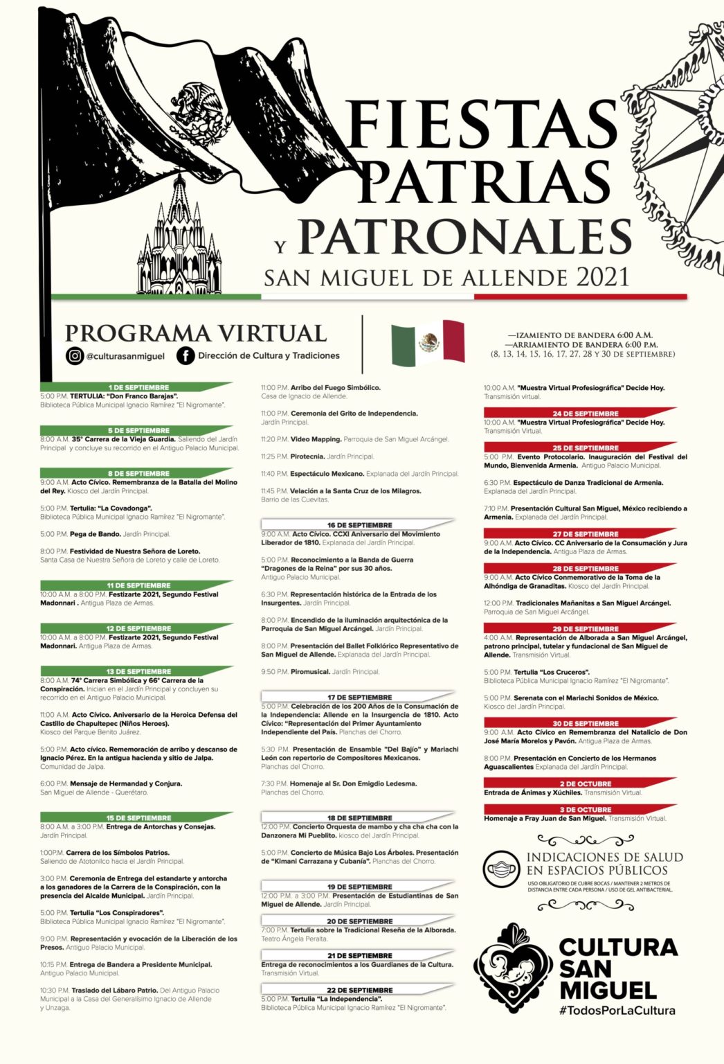 Schedule of Events Fiestas Patrias Patronales y Patronales Discover