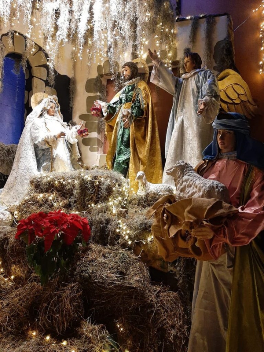 Hermes Arroyo’s nativity set in a corner and looks spectacular ...