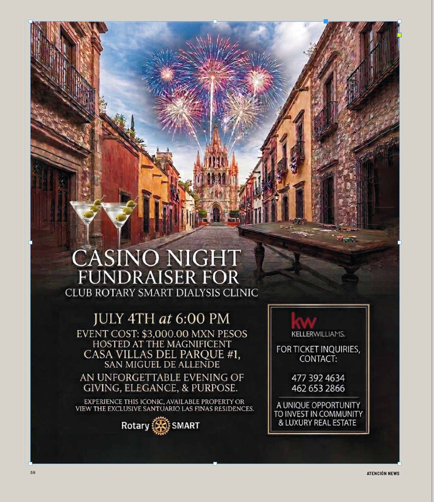 casino night rotary