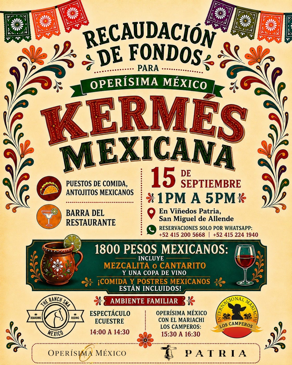 Operísima México en Viñedos Patria